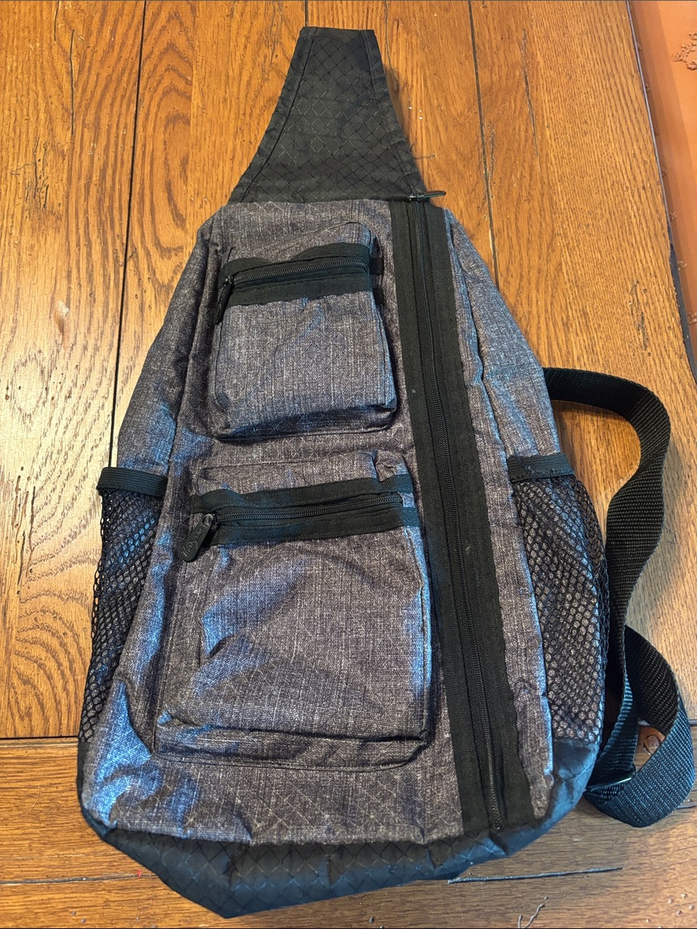 thirty-one Gray Quilted Sling Backpack